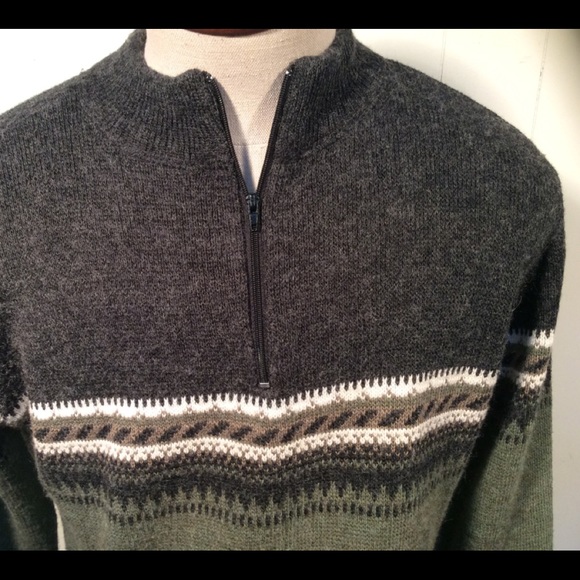 SIMS Snowboard 1/4 zip mens sweater made USA - Picture 2 of 8